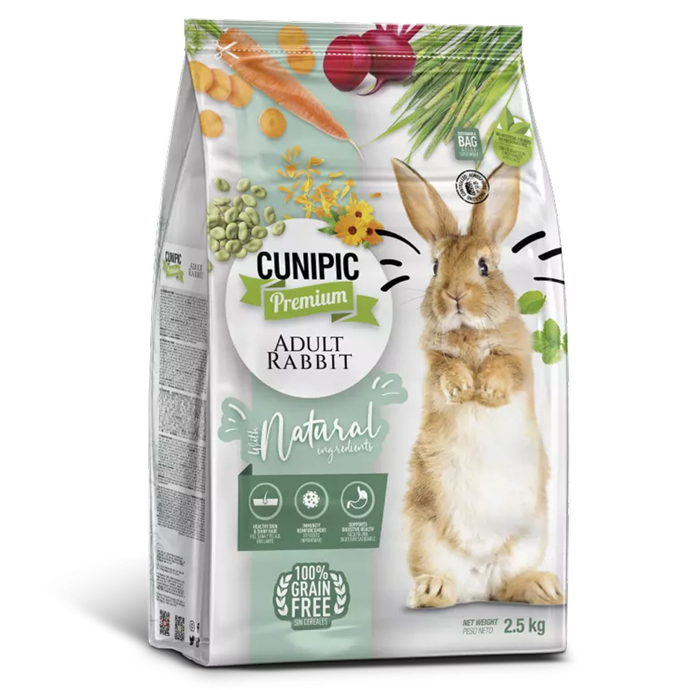 CUNIPIC Premium Adult Rabbit karma dla dorosłych królików 2,5kg